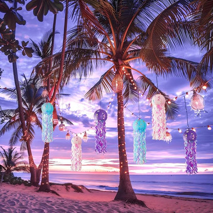 OBXT 12" Colorful Jellyfish Lanterns - Image 9