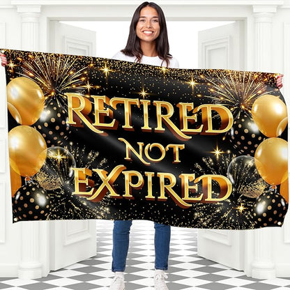Happy Retirement Banner by Bravita