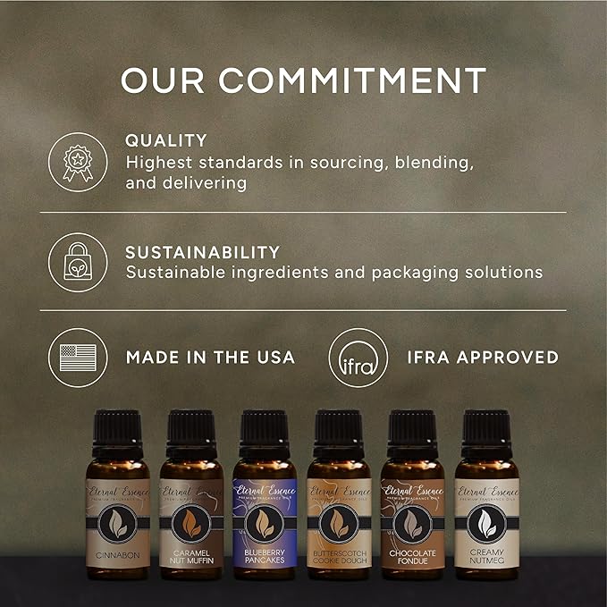 Eternal Essence Oils Dappered Man/Gentlemen Set of 6 Premium Fragrance Oils - Includes Cuban Tobacco, Dry Gin & Cypress, Expedition, Ombré Leather Type, Open Road Type, Pinstripes Scented Oils - 10ML