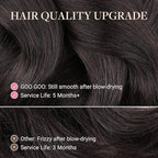 GOO GOO Tape in Hair Extensions Human Hair, #33B Dark Auburn Copper, 24inch 100g 40pcs, Skin Weft Seamless Invisible, Silky Straight with Thick Ends, Remy Human Hair