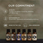 Eternal Essence Oils Spa Day Set of 6 Premium Fragrance Oils - Includes Lavender Breeze, Sweet Rain, Coconut Sandalwood, Black Fig & Honey, Patchouli Saffron, and Spa Scented Oils - 10ML