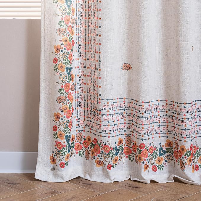 MYSKY HOME Boho Floral Curtains - Image 3