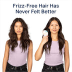 Crave Naturals Glide Thru Hair Brush - Detangler Brush for Curly, Straight, Wet or Dry Hair - Gentle Detangling Brushes for Adults, Kids, Toddlers - Hair Accessories for Women - 7.5x3 Soft Hazy Swirl