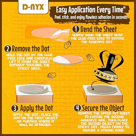 Double Sided Tape Sticky Dot Stickers 280, 550 or 700 Pack Removable Putty No - Image 5