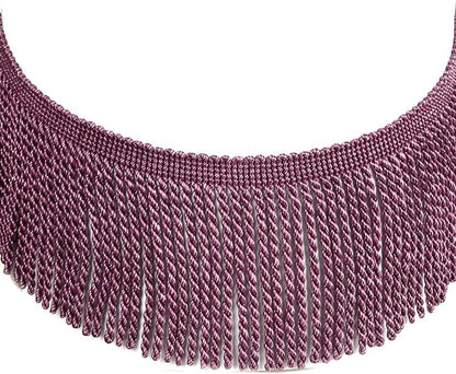 5 Yard Curtain Bullion Fringe Trim-Rayon Tassel Embellishments | 4 Inch Wide by fenghuangwu