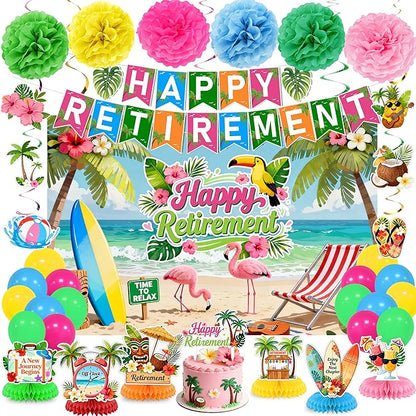 Hawaiian Retirement Party Decorations by Unknown