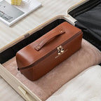 Travel Case Compatible with Dyson Airwrap Styler, Portable Supersonic Hair Dryer Travel Storage Bag, Waterproof Carrying Case Organizer for Shark Flexstyle and Attachments (Brown)