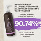 Tweak’d by Nature - Restore Frangi Pangi-Monoi Hair Strengthening Conditioner, Sulfate Free Deep Conditioner for Dry, Damaged Hair, with Coconut, Monoi Oil, and Wild Frangipani for Shine (33.8 ounces)