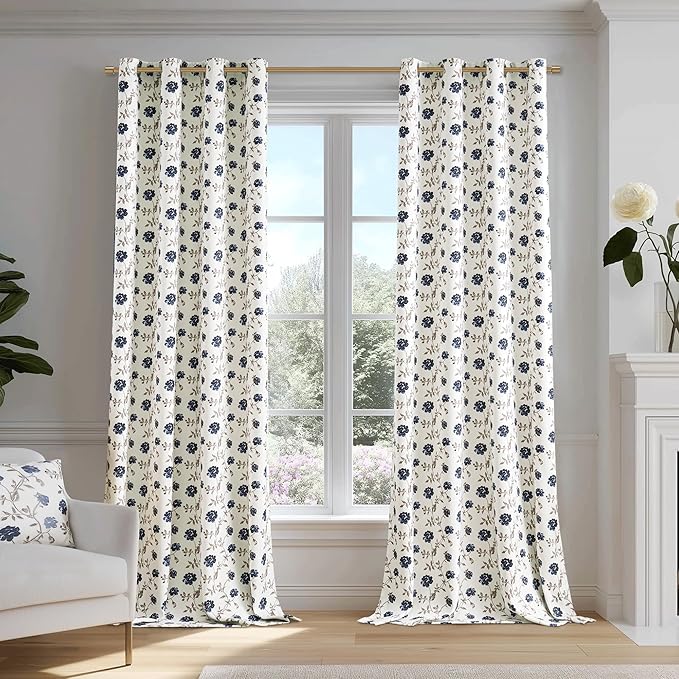 Beauoop Floral 100% Blackout Curtains - Image 4