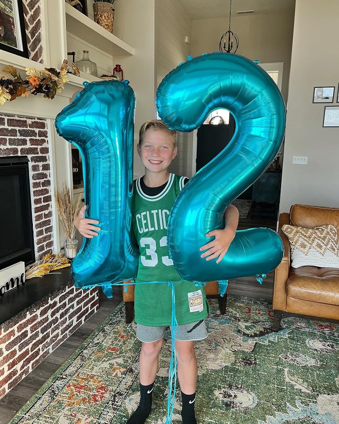 Light Blue Number 4 Balloon 40 Inch - Image 9