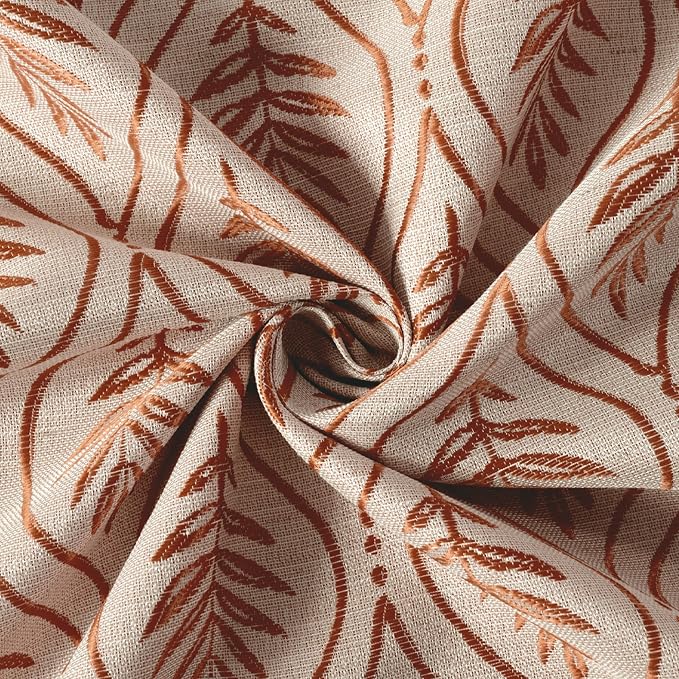 BGment Terracotta Linen Curtains - Image 7