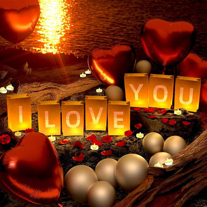 I Love You Light Up Letters, - Image 4