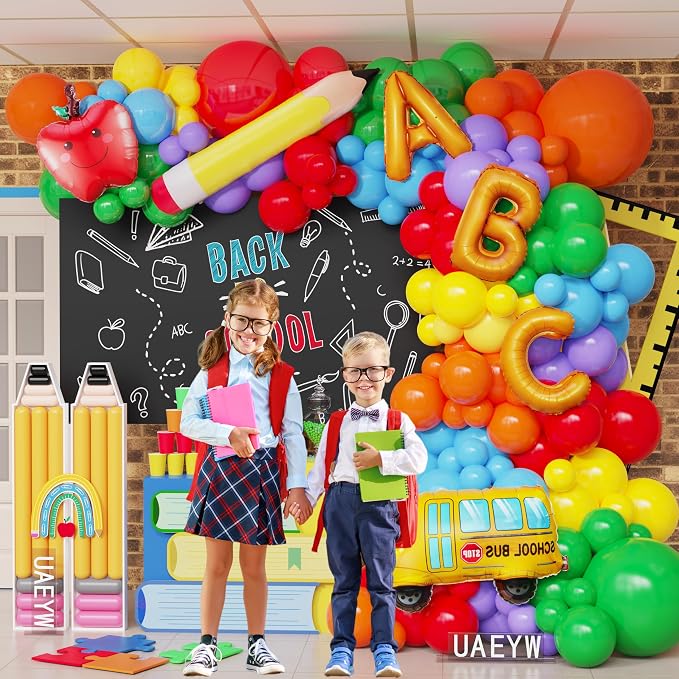 Back to School Balloon Arch Garland Kit, - Image 4