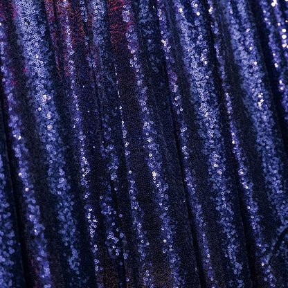 JYFLZQ Navy Blue Sequin Backdrop Curtains 8ft x 8ft 1 Panel Glitter Photo Booth - Image 9