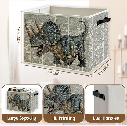 Triceratops Dinosaur Nursery Storage Basket - Image 5