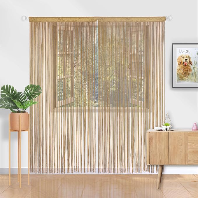 YIIBAII Door String Curtains Fringe Door Curtains - Image 4