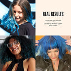 Overtone Semi Permanent Hair Color Conditioner, Blue Lagoon, 8 oz, Nourishing, Damage-Free, Color Depositing Mask for All Hair Types with Shea Butter & Coconut Oil, Vegan & Cruelty-Free
