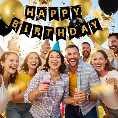 Gold 40th birthday decorations for men - Image 8