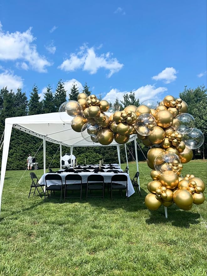 Gold Latex Balloons, Graduation, Baby Shower, New Year Party Decorations - Image 3
