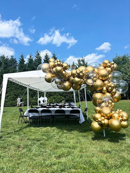 Gold Latex Balloons, Graduation, Baby Shower, New Year Party Decorations - Image 3