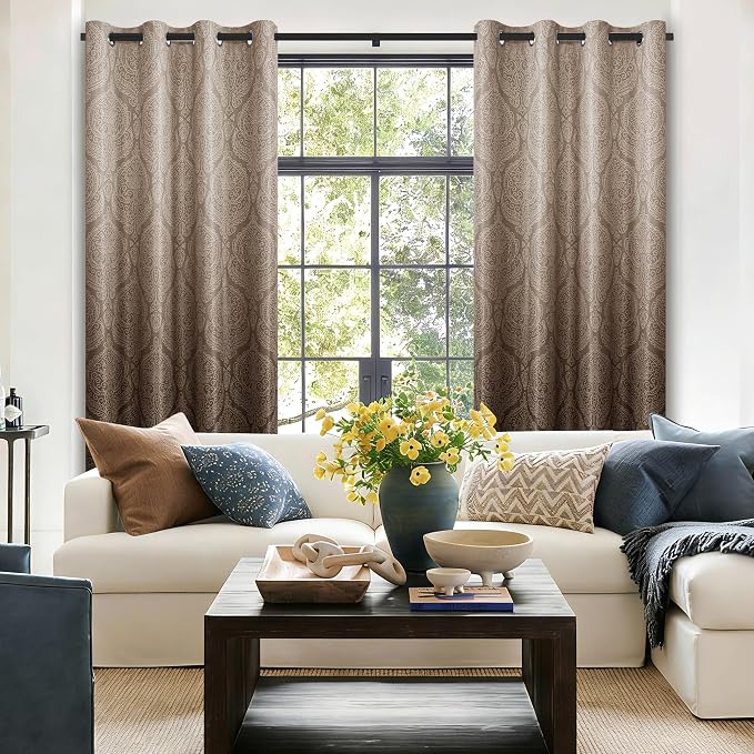 DWCN 100% Blackout Curtains for Bedroom 54 Inch Long - Image 5