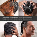 Caldera + Lab The Hair Care System | Men’s Bundle for Healthier, Fuller Hair, Scalp-Focused & Sulfate-Free – Shampoo, Conditioner & Serum Set, Dermatologically Tested