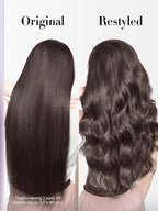 LUVME Invisible Clip in Hair Extensions Real Human Hair, 18 inch 110g 6Pcs, Natural Remy Human Hair Extensions Clip ins for Women, Natural Human Hair Silky Straight Highlight No.2