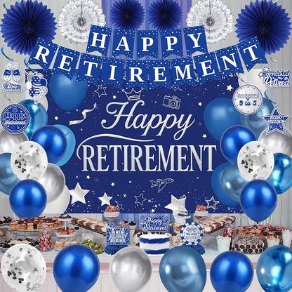 Holkcog Blue Retirement Party Decorations - Image 8