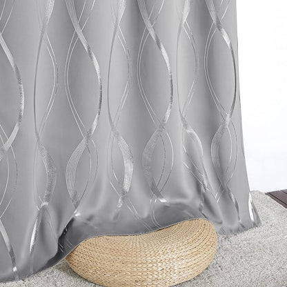 NICETOWN Living Room Curtains 120 inches Long, 2 Panels, Extra Long Blackout - Image 5