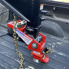 Shocker 30K Gooseneck Surge Air Hitch & Shift Lock Coupler for 2-5/16" Ball, 4.5" Square Straight Pin
