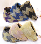DORIS&JACKY Wide Lace Headbands Elegant Elastic Hairbands With Teeth Fashion Headwear Accessories For Women Girls (Pattern 3-6PCS)