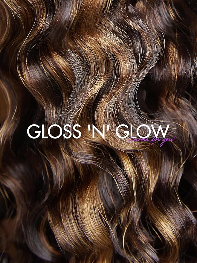 LUVME HAIR 22 Inch Highlight Brown Curly Lace Front Wig Human Hair Pre Cut Lace Glueless 5X5 Closure Wig Pre Plucked For Women 180 Density