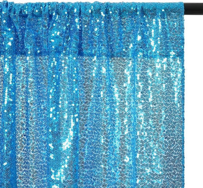 Poise3EHome 8FT x 10FT Sequin Photography Backdrop Curtain - Image 4