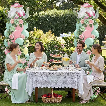 Kasyat 2 Set Tea Party Decorations Balloon Column - Image 7