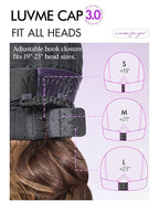 LUVME HAIR 7x6 HD Lace All-Day Comfort Wig with Bangs 200% Density Hair Lace Wigs Ombre Blonde Highlight Loose Body Wave Lace Front Wigs Human Hair Pre Cut Plucked Glueless 28 Inches