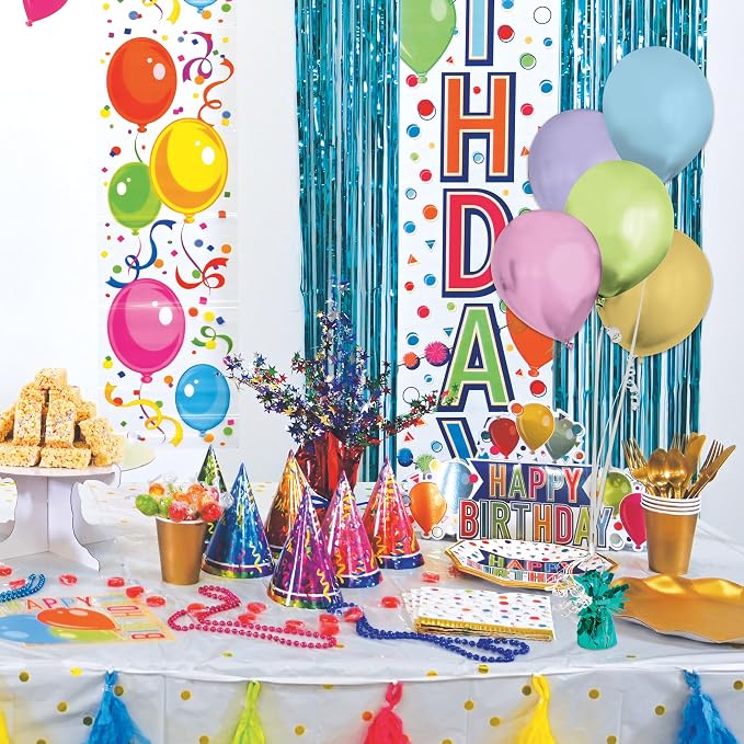 Beistle Metallic Wrapped Balloon Weight – 6 Pack, Turquoise Balloon Centerpiece - Image 5