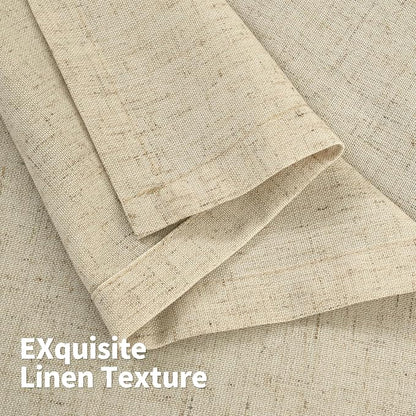 YoungsTex Extra Long Linen Curtains 95 Inch Length - Image 9