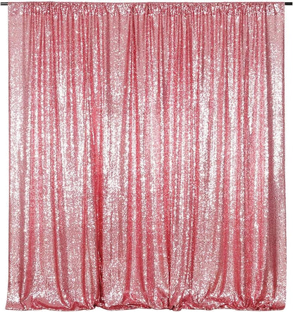 Poise3EHome 10FT x 10FT Sequin Photography Backdrop Curtain by Poise3EHome