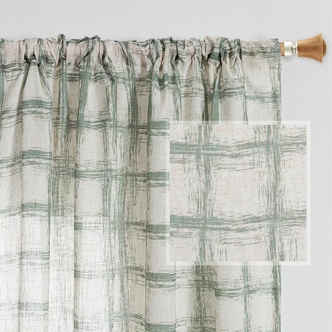 MYSKY HOME Living Room Curtains Nice Vertical Elegant Style by MYSKYHOME