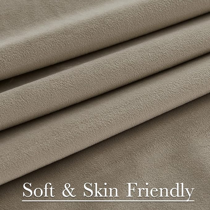 Camel Beige Sliding Door Curtains - Image 7