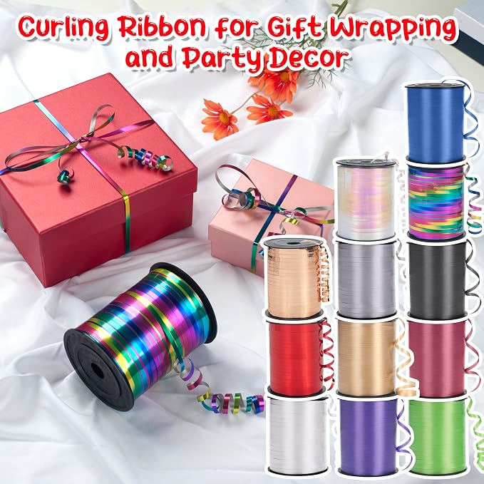 500 Yard Red Curling Ribbon for Gift Wrapping, Balloon Ribbon, Balloon String - Image 6