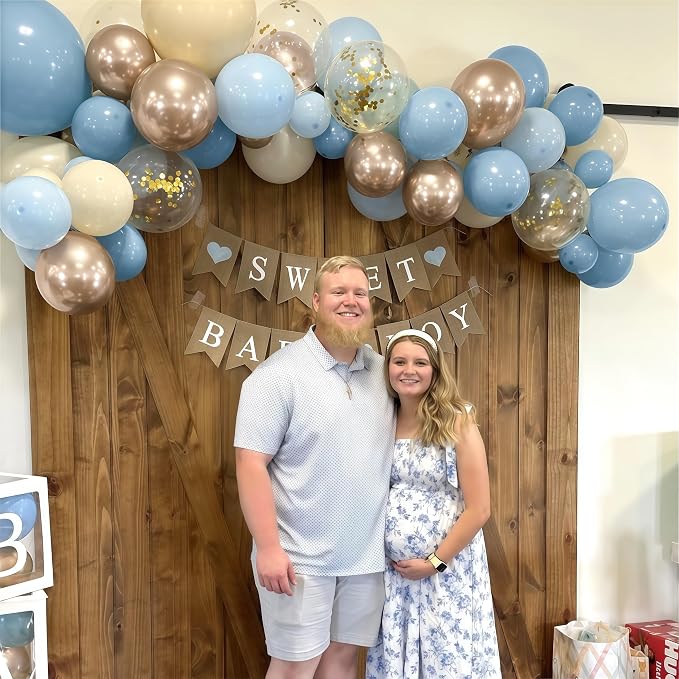 Dusty Blue Balloon Set - Image 3