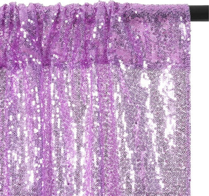 Eternal Beauty Lavender 3mm Sequin Backdrop 6x8 Ft - Image 7