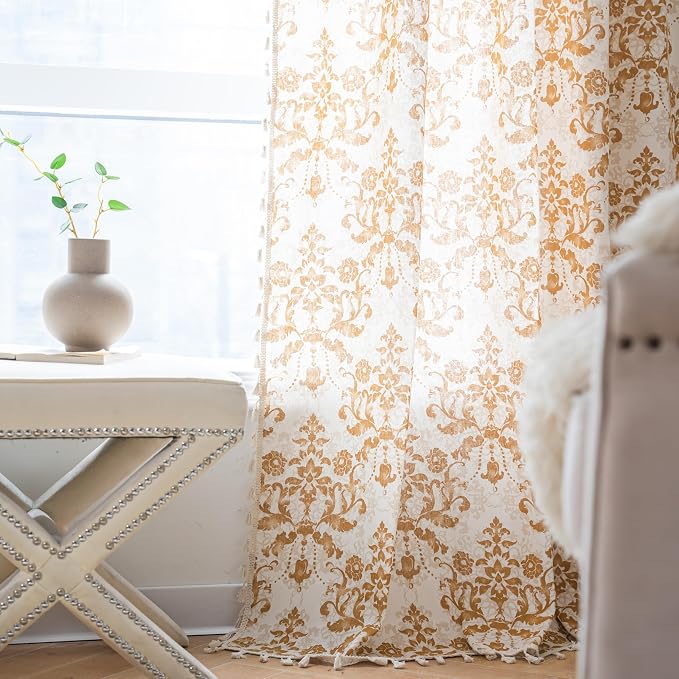 Sutuo Home Boho Curtains 63 Inches Length - Image 6