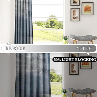 Asuexpect Vintage Floral Kitchen Curtains 2 Panels Sets Black Pink Flower Rose - Image 5