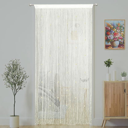 Beaded Curtain Door String Curtains by MakeLifeColorfulandSimple