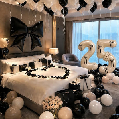 40 Inch Cream Balloon Number 25 - Image 7
