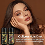 Dark Wine Red Hair Dye Shampoo 3 in 1, Dark Burgundy for Men & Women Hair Colors in Minutes, Shampoo Para Canas Long-Lasting 16.9 Fl Oz (Dark wine red)