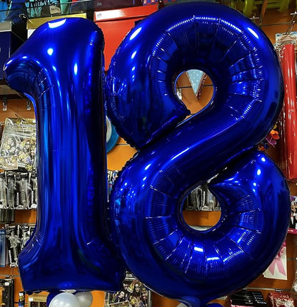 Night Blue Number 1 Balloon 40 inch, 1st Birthday Party Balloons Decorations | - Image 5