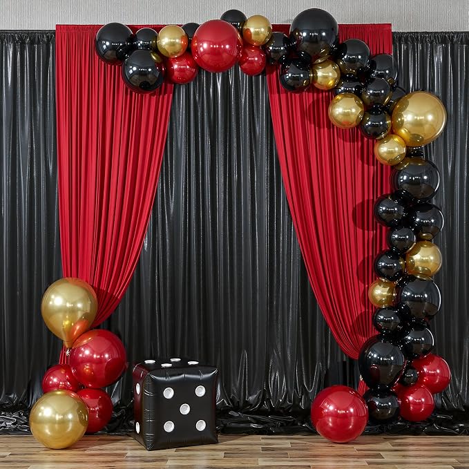 30ftx10ft Shimmer Black Sequin Backdrop Curtain - Image 8